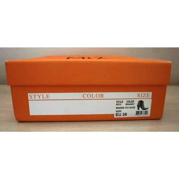 Miz Mooz 580269-101 Women Sz 36 US 5.5-6 Brandy Brown Leather Rico Booties - Picture 14 of 14